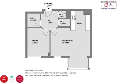 JETZT NEU: 2-Zimmer-Wohnung inkl. Garagenstellplatz im Bieterverfahren – Startpreis € 234.000!