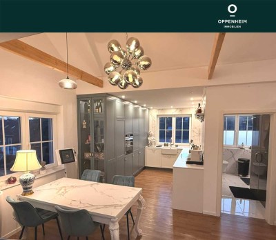 Exklusive, vollmöblierte Penthouse-Wohnung mit luxuriöser Ausstattung nahe Düsseldorf