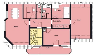 Schöne, komplett renovierte 4-Zimmer-Wohnung mit neuer Einbauküche und großem Gartenanteil