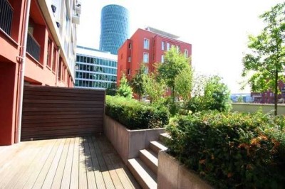 WOHNRARITÄT - GARTENWOHNUNG IM WESTHAFEN FRANKFURT