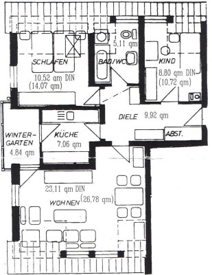 Gepflegte 3-Zimmer-Wohnung in Oberasbach / Kreutles