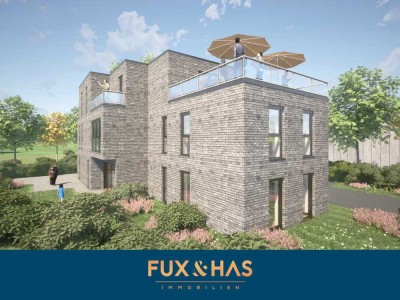 Neubau in Laxten! 3-Zimmer-Maisonetteswohnung! KFW-40-Standard, zwei Balkone uvm.