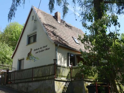 Einfamilienhaus auf idyllischem Grundstück im Tal der Triebisch in der Gemeinde Klipphausen