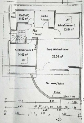 Stilvolle 3-Raum-Wohnung mit gehobener Innenausstattung mit Einbauküche in Nentershausen