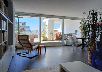Attraktives Penthouse mit großer Dachterrasse zwischen Stadt und Natur
