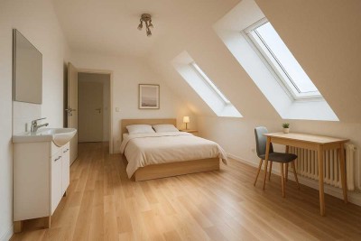 Moderne, voll möblierte 1-Zimmer-Kernsanierte Wohnung in Top-Lage in der Kriegsstraße