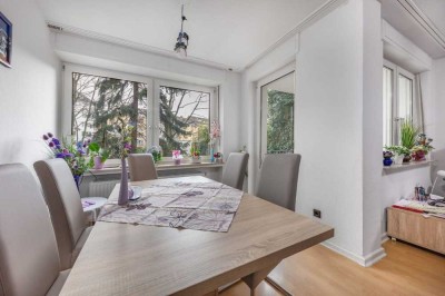 Ideale Single- oder Paarwohnung im ruhigen Hinterhausbereich mit Balkonen und Blick in den Garten