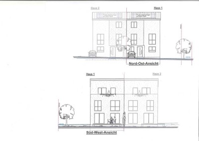 Erstbezug - 2 neue hochwertige DHH mit jeweils ca. 160m² Wfl. - Selbstausbaupreis