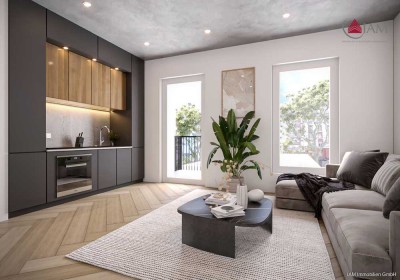 Exklusive Kapitalanlage: 5% AfA, 1 Zimmer Apartment mit Garten in Frankfurt Sachsenhausen