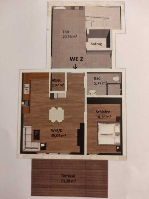 Erstbezug mit Balkon und Einbauküche: Exklusive 2,5-Raum-Wohnung mit geh. Innenausstattung