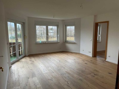 Nachmieter gesucht für helle 4-Zimmer Wohnung mit Balkon und Garten in Lawalde