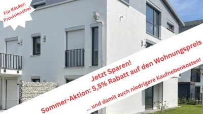 Neubau - Nachhaltig - Zukunftsorientiert: 2-Zi.-Wohnung ca. 81 m², 1.OG m. Süd-Balkon in Germering