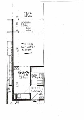 Vermietete 1 Zimmerwohnung Kapitalanlage