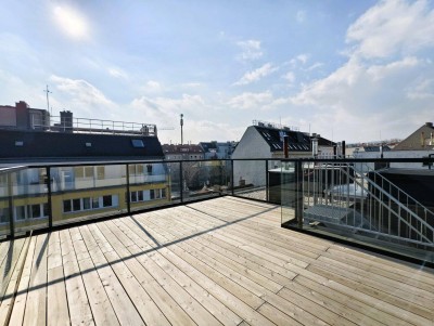 Exklusive Dachterrasse in Währing - 3 Zimmer mit top Aufteilung und großzügiger Außenfläche - Exzellente öffentliche Anbindung
