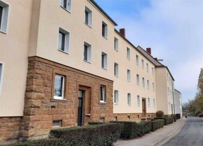 3-Raum-Wohnung mit Balkon und  Kamin!