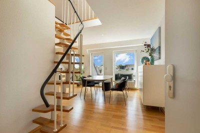 Dachgeschosswohnung im Maisonette-Stil in Stellingen