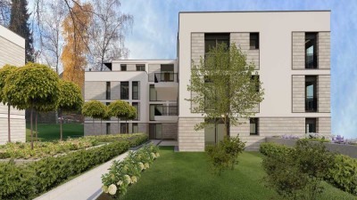2-Zimmer-Neubauwohnung mit Südterrasse und durchdachtem Grundriss