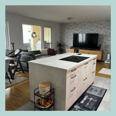 Moderne 4 Zimmerwohnung mit Südbalkon, Einbauküche und Tiefgarage