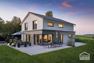Neubau auf sonnigem, großem Grundstück