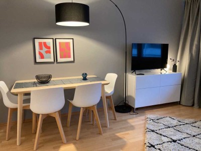 Hochwertig möbliertes Einzimmer-Apartment in Bestlage von Schwabing/München