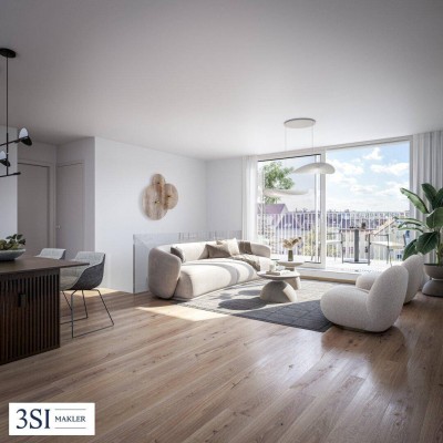 The Temptation: 4-Zimmer-Neubauwohnung mit Balkon Nähe Kutschkermarkt