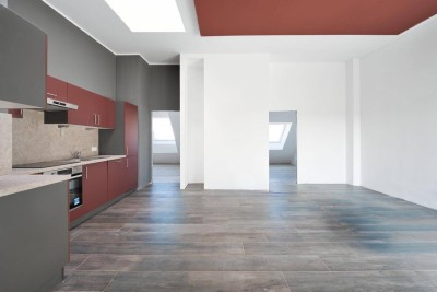 Schlüsselfertige 3-Zimmer Dachgeschosswohnung – Erstbezug mit Terrasse und viel Licht!