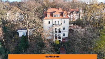 Stilvolle Wohnung im "schönsten" Haus von Grimma mit Blick auf Pöppelmannbrücke, Altstadt  und Mulde