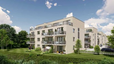 Neubau eines seniorengerechten Mehrfamilienhauses, Effizienzhaus EH40+ mit QNG Gütesiegel, KfW 40
