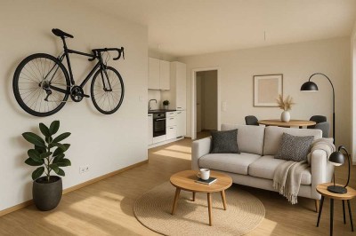 Familienfreundliche Neubauwohnung mit Garten