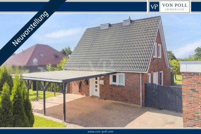 Einziehen und wohlfühlen: Liebevoll modernisiertes Zuhause mit Gartenidylle in Weener-Möhlenwarf