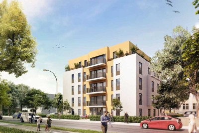 *Attraktive 2-Raumwohnung mit großem Balkon und EBK in Dresden Johannstadt-Blasewitz*