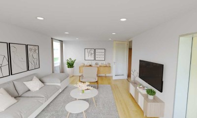 Helle 3-Zimmer Wohnung mit Balkon im 6. OG in Passau-Heining