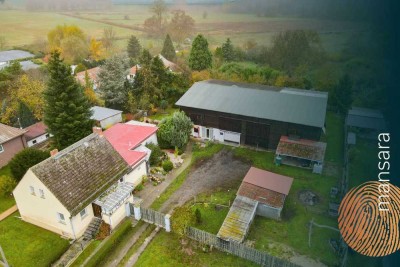 Einfamilienhaus mit Anbau und Nebengelass - Leben auf dem Land und viel Privatsphäre !