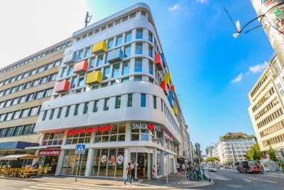 Helle 1-Zi.-Penthouse-Wohnung mitten in Düsseldorf!