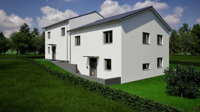 Großzügige Doppelhaushälfte in Cadolzburg/Wachendorf inklusive Grundstück