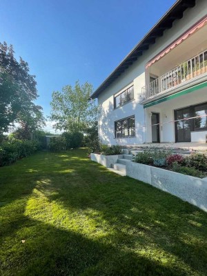 Maisonette Wohnung mit eigenem Garten und Garage in direkter Feldrandlage