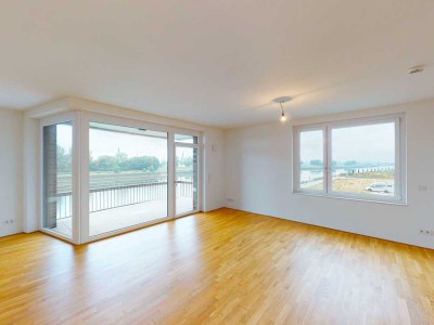 Leben an der Weser: Lichtdurchflutete 3-Zimmer-Wohnung