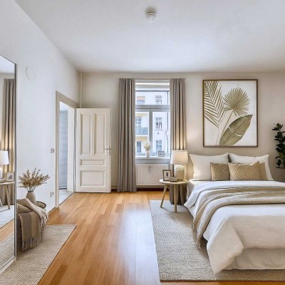 Einzigartige Zwei-Zimmer-Wohnung im Stilaltbau nahe Berger Straße