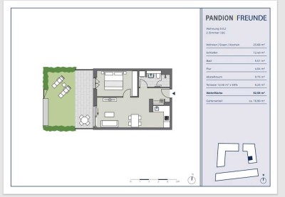 Neubau Moderne 2-Zimmer-Wohnung - ideal für Singles