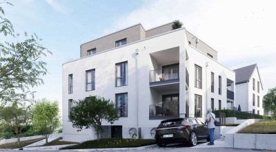 Modernes 2-Zimmer-Penthouse mit Dachterrasse