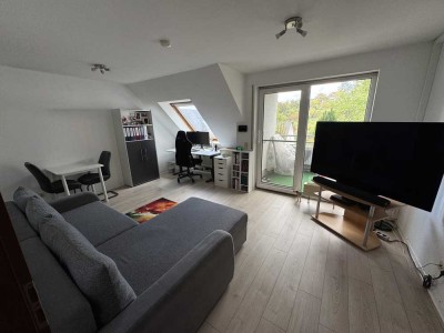 Teilsanierte DG-Maisonette befristet zur Miete