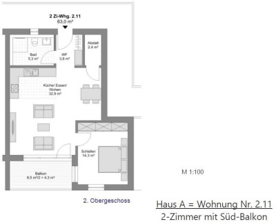 Stilvolle 2-Zimmer-Wohnung mit gehobener Innenausstattung mit EBK in Göppingen