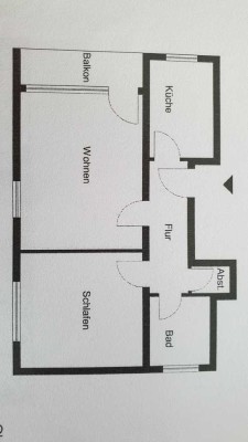2-Zimmer-Wohnung mit Balkon in Pfullingen zur vermieten.