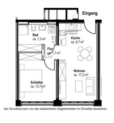 Helle, Sanierte 2-Zimmer-Wohnung in S-Nord (Milaneo-Nähe) zur Untermiete