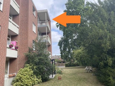 Bocholt-Biemenhorst: Altersgerechte 2-Zimmer-Wohnung mit Weitblick - im gepflegten Mehrfamilienhaus!