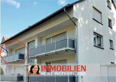 Helle 2-Zimmer-Wohnung mit Balkon in gepflegtem 6-Parteien-Haus
