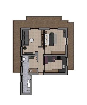 Helle 3-Zimmer Wohnung mit Balkon und Garage