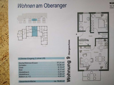 Gepflegte 2-Zimmer-Wohnung mit Balkon und Tiefgarage in Dachau