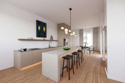 Loft am Elisabethmarkt, 126 m², 3 Zimmer, ca. 3,30 m Deckenhöhe – Terrasse mit Ausbauoption.