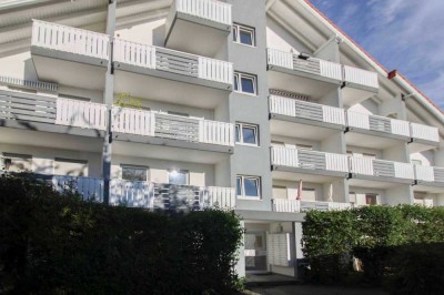 Richtig zuhause: Modernisiertes Apartment mit Balkon und einer Garage